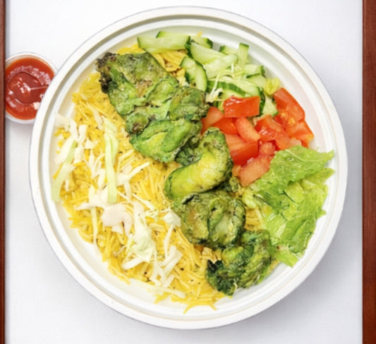 Hariyali Tikka Chicken Over Rice