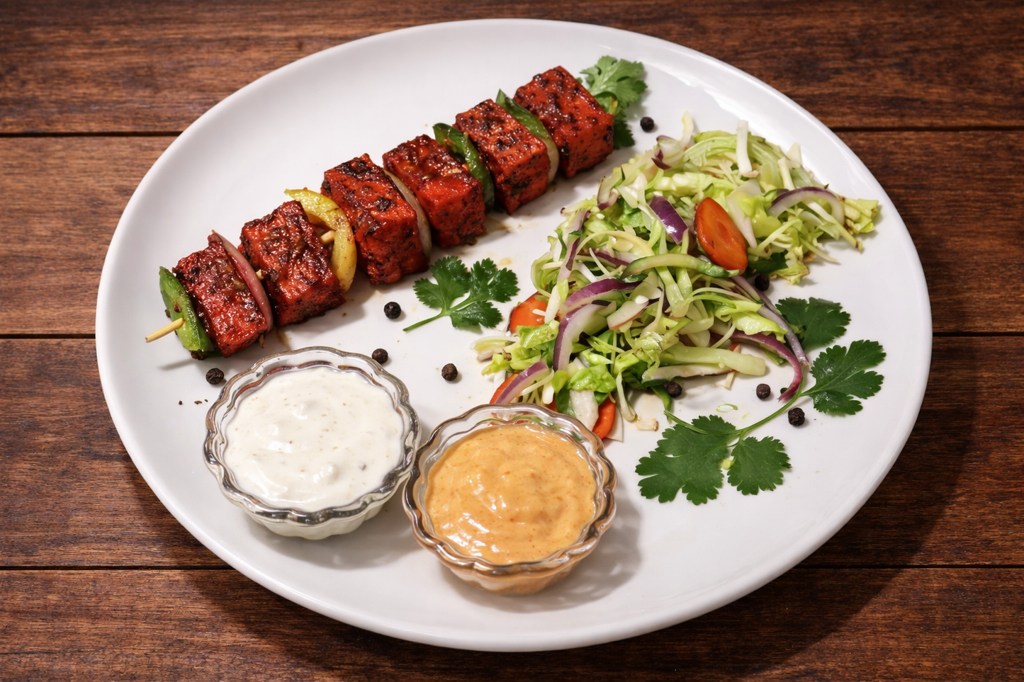 Paneer Tikka (Cottage Cheese) with Roti 00