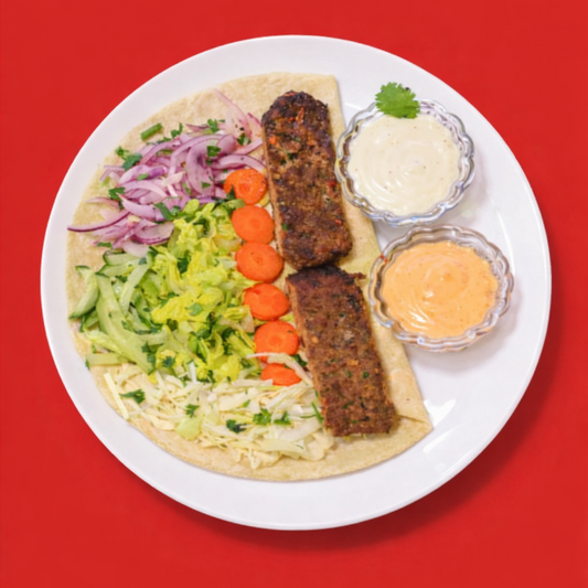 Beef Seekh Kebab Wrap